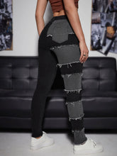 Raw Trim Skinny Jeans